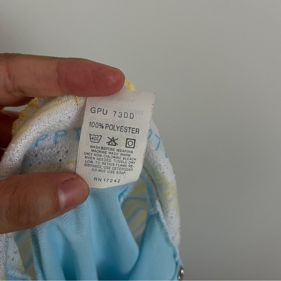 Vintage Lullaby Land Baby Blue One Piece-Size Medium - Picture 8 of 8